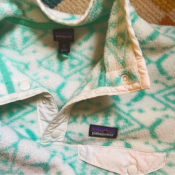 ❌SOLD❌ VTG Patagonia Synchilla Print Sweater Snap T - Picture 11 of 12